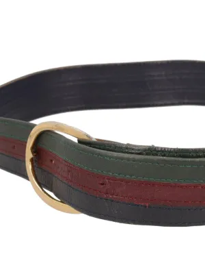 Mila Schon Vintage pre-owned Tricolor Leather Belt | Blue  display picture 1