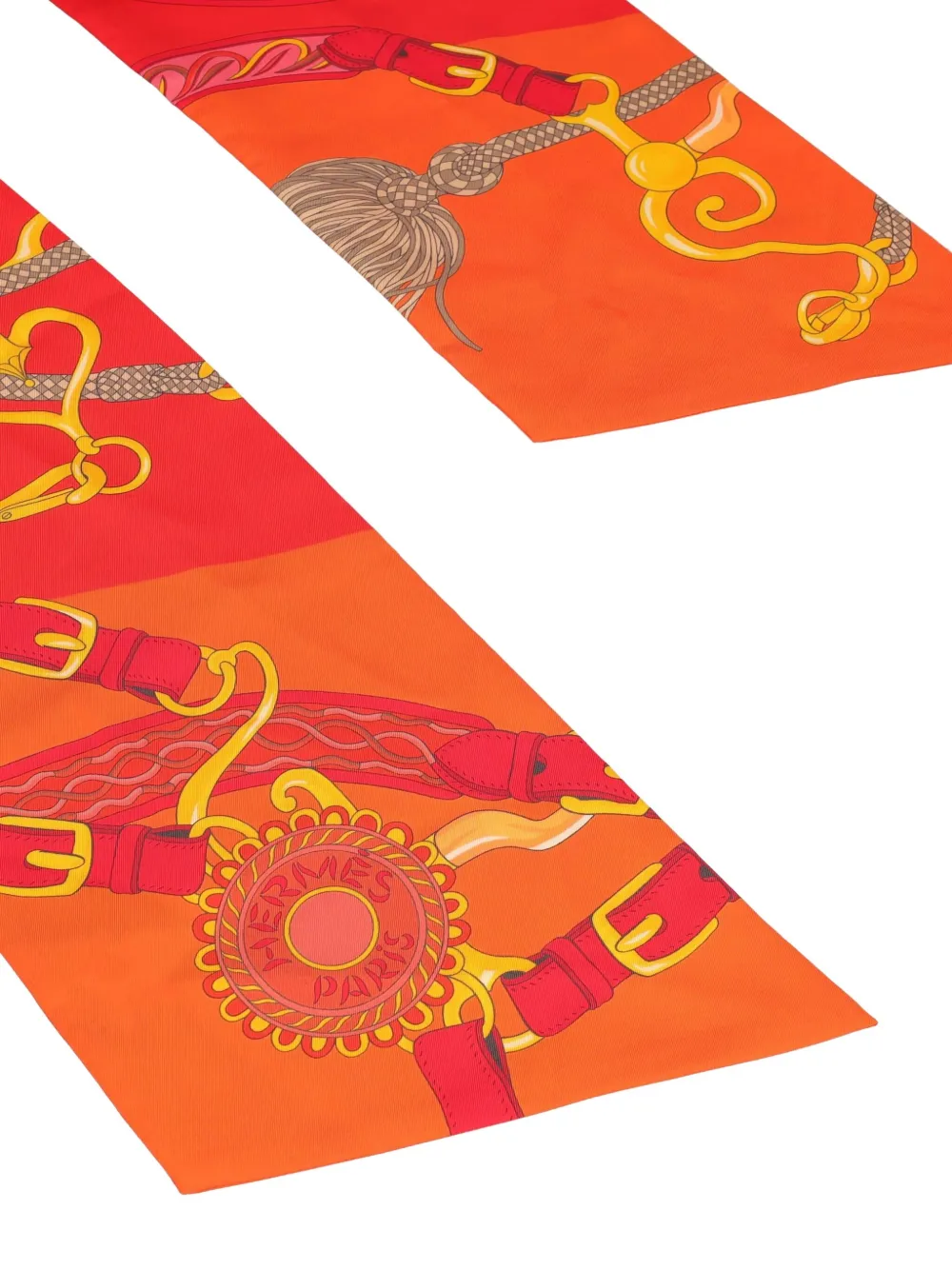 Pre-owned Hermes Silk Maxi Twilly