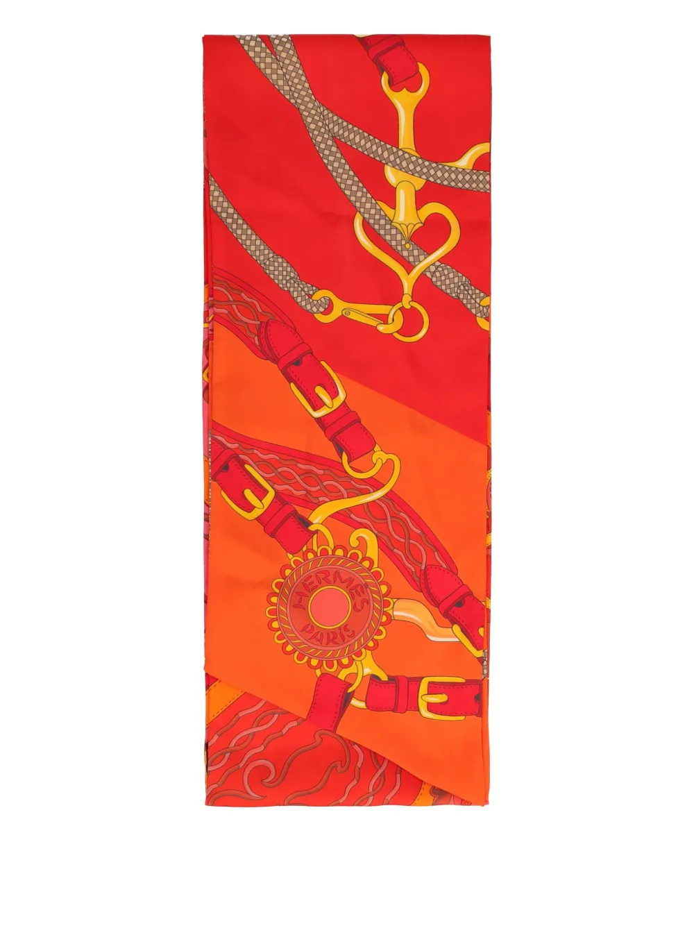 Pre-owned Hermes Silk Maxi Twilly