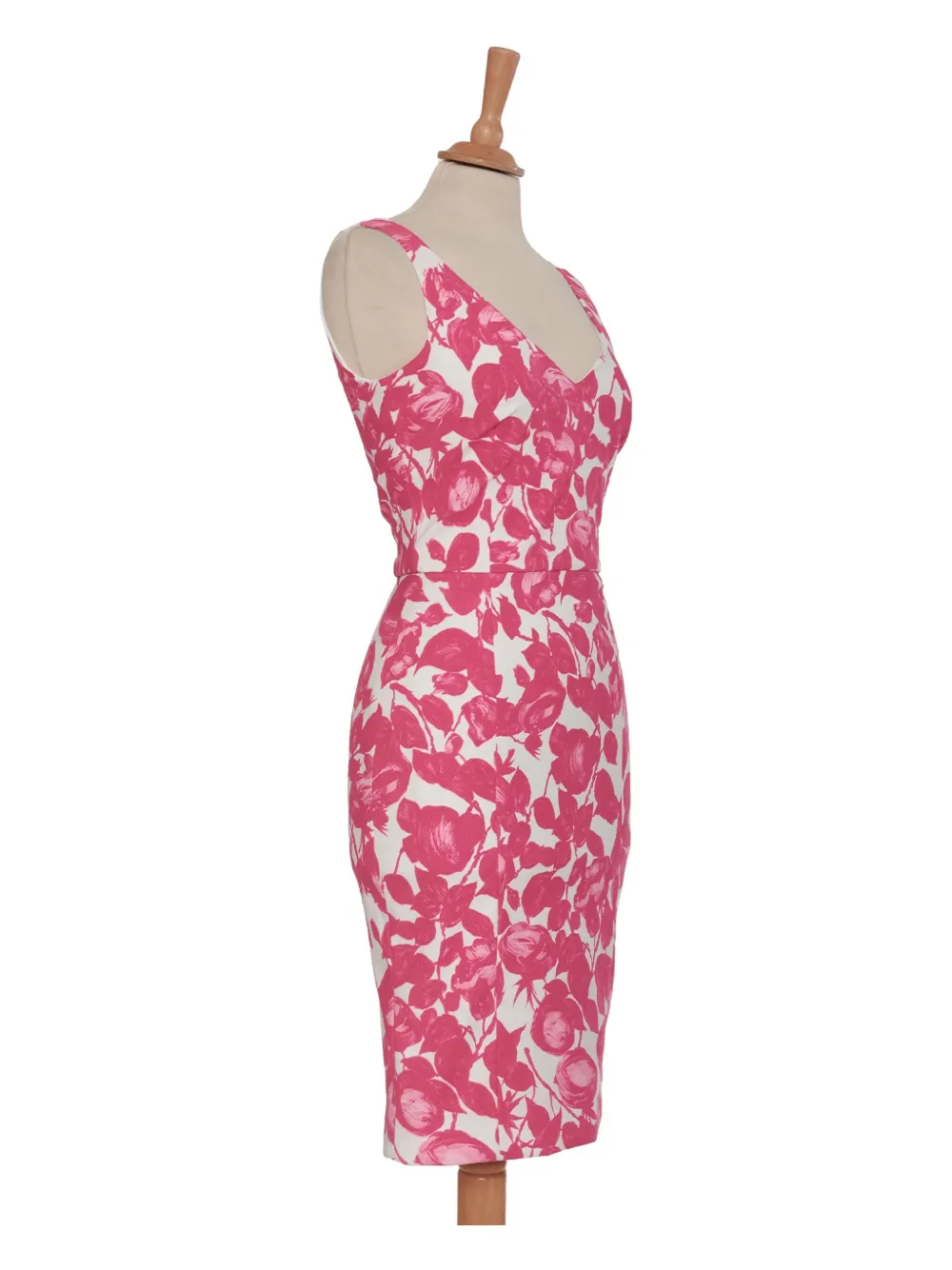 Pre-owned Dolce & Gabbana Floral-print Midi Dress
