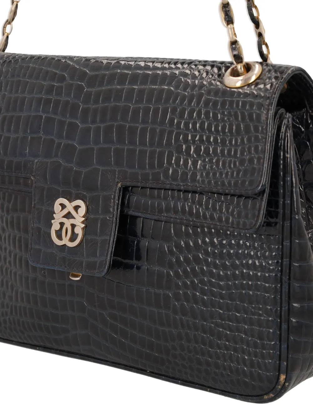 Pre-owned Pirovano Vintage Cocco Shoulder Bag