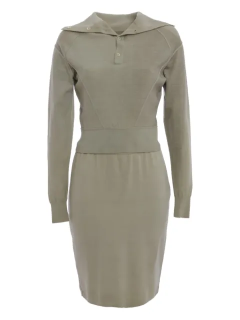Alaïa Pre-Owned 1980s wool two-piece set