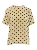 Dolce & Gabbana Pre-Owned polka-dot silk blouse - Yellow