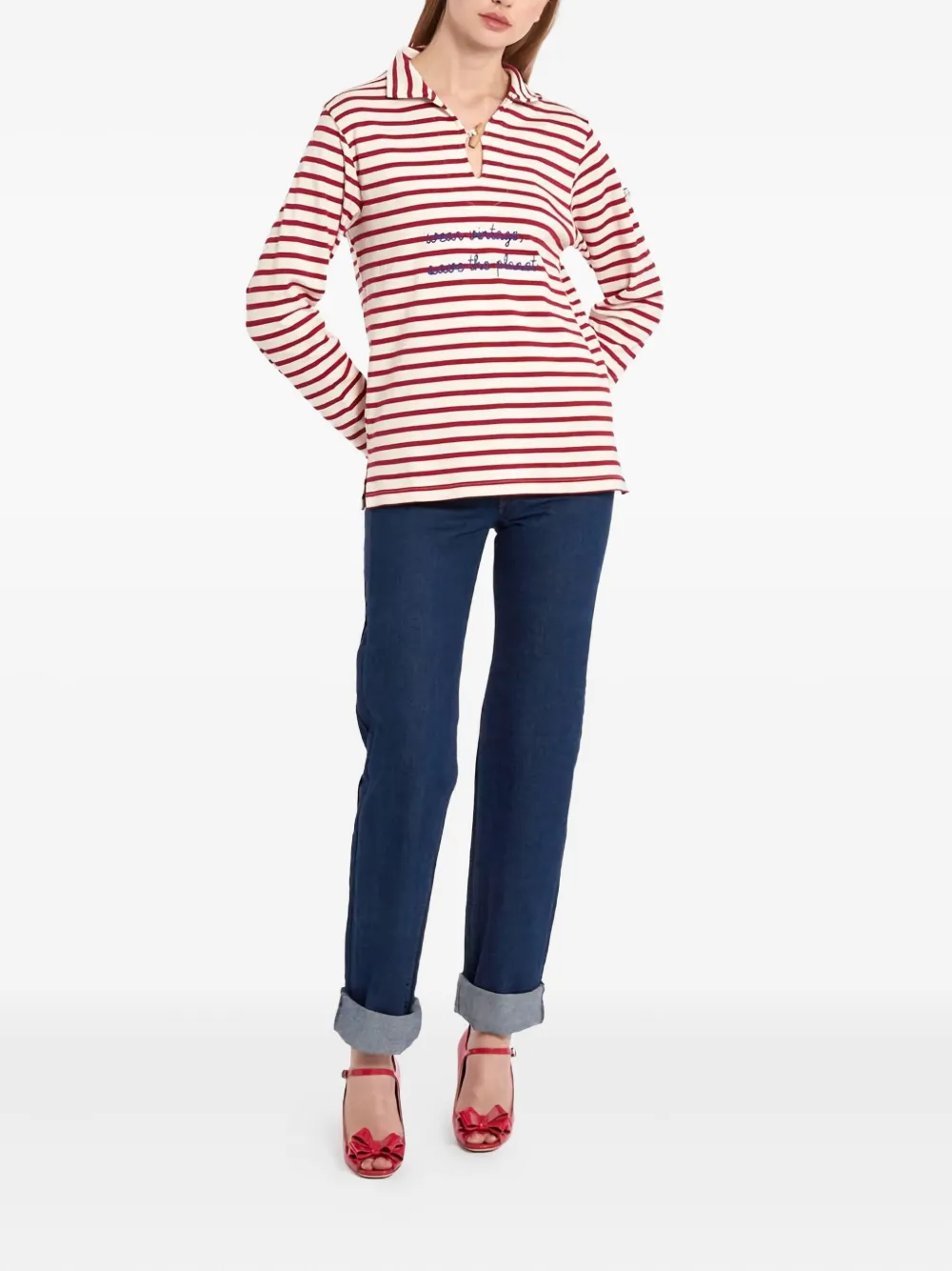 1990's Pre-Owned Breton polo top