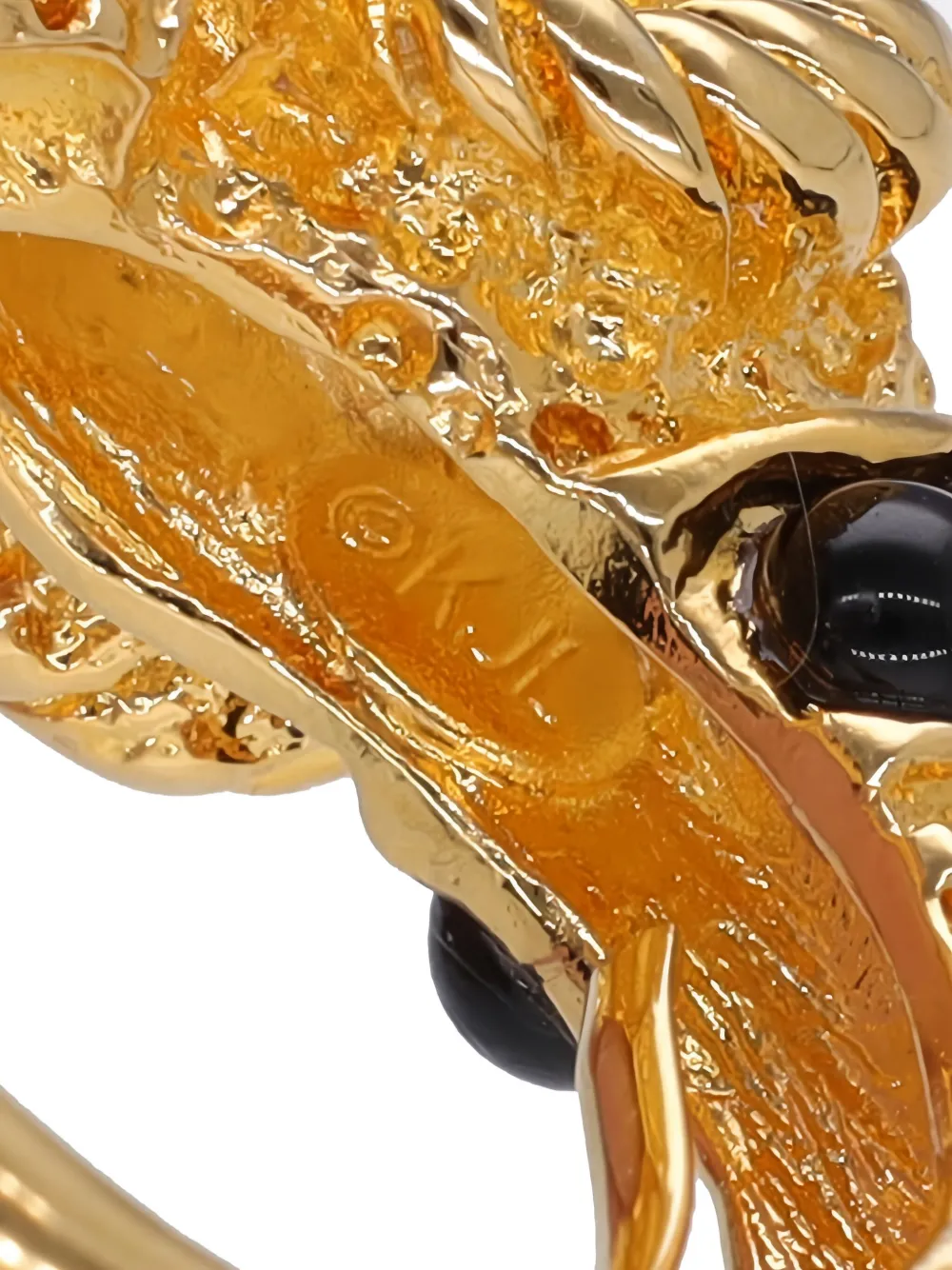 Pre-owned Kenneth Jay Lane Vintage Aries Ring