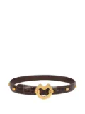 MILA SCHON crocodile-embossed belt - Brown