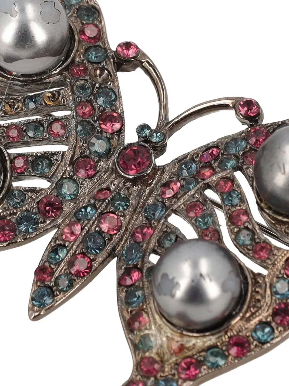 Pre-owned Kenneth Jay Lane Vintage Butterfly Brooch