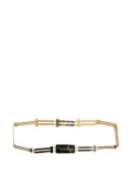Mila Schon Vintage logo-plaque chain belt - Gold