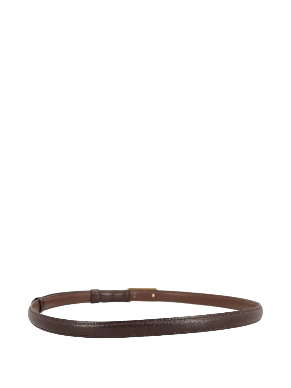 Pre-owned Mila Schon Vintage Leather Thin Belt