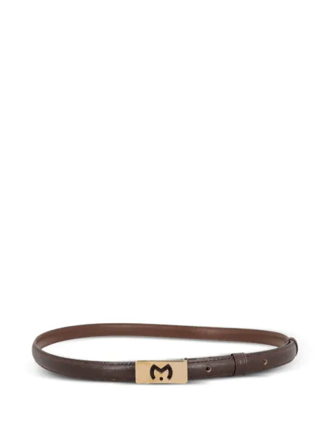 Mila Schon Vintage leather thin belt