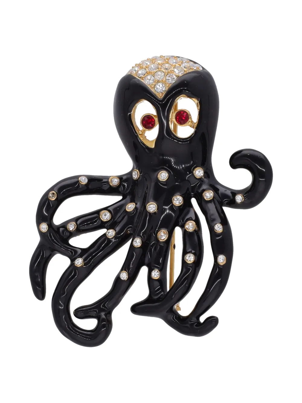 Pre-owned Kenneth Jay Lane Vintage Octopus Brooch