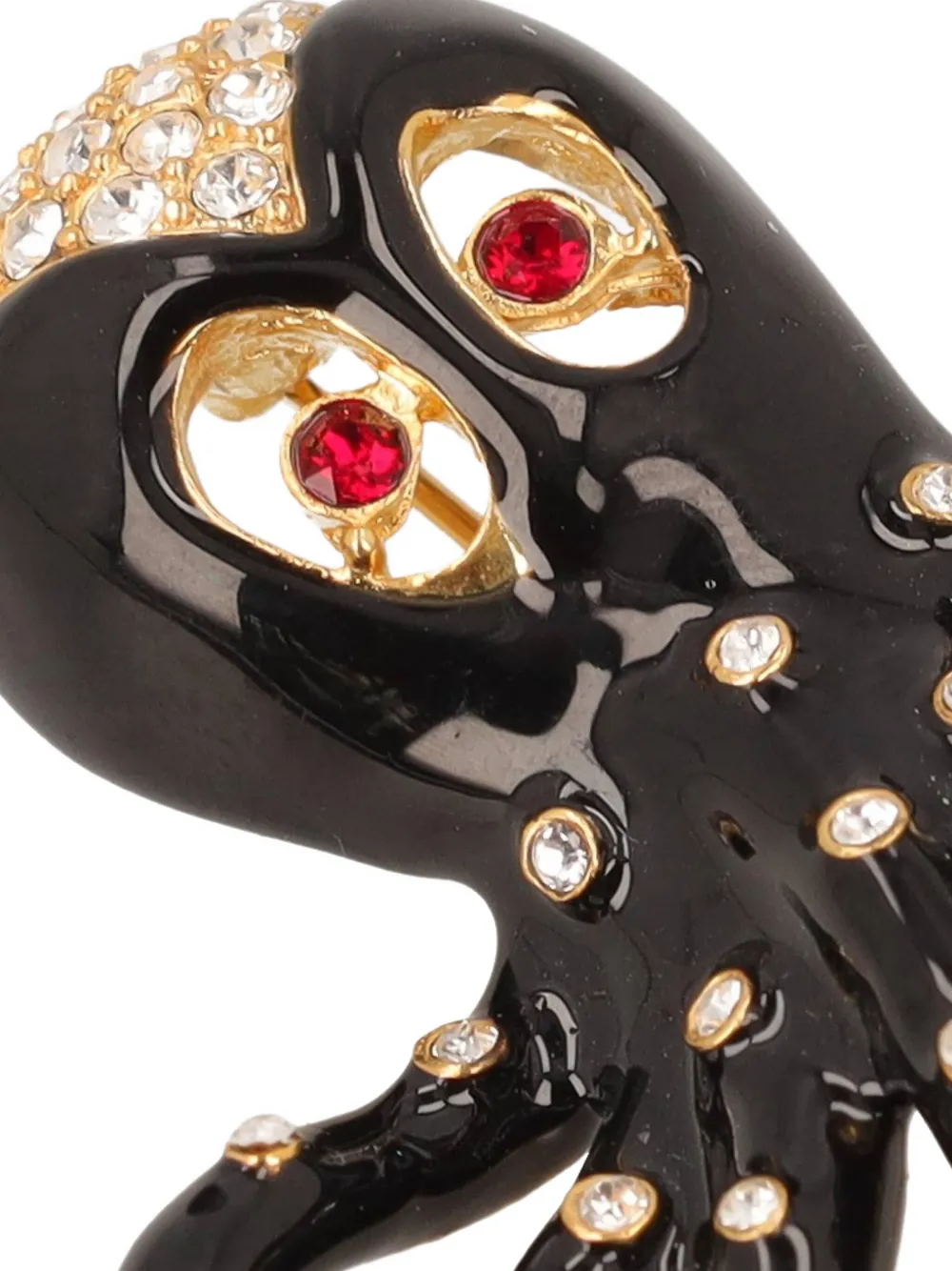 Pre-owned Kenneth Jay Lane Vintage Octopus Brooch