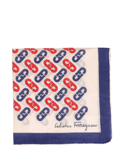 Ferragamo Pre-Owned monogram pocket handkerchief