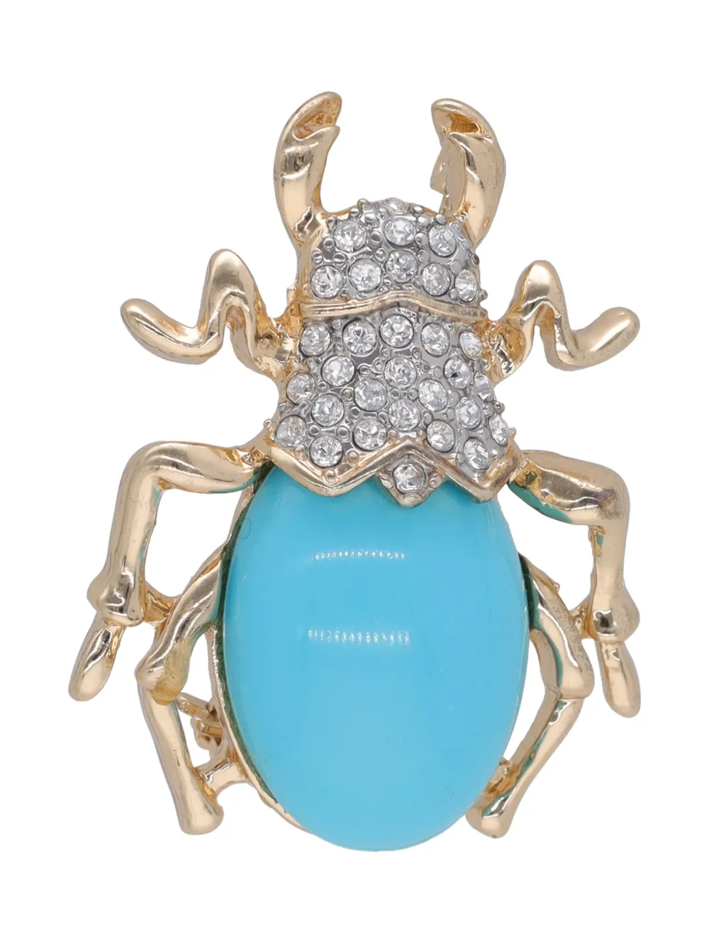 Pre-owned Kenneth Jay Lane Vintage  Beetle Brooch