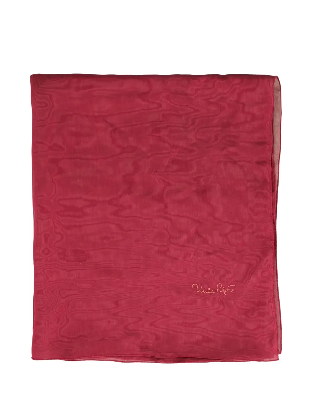 Pre-owned Mila Schon Vintage Silk Scarf