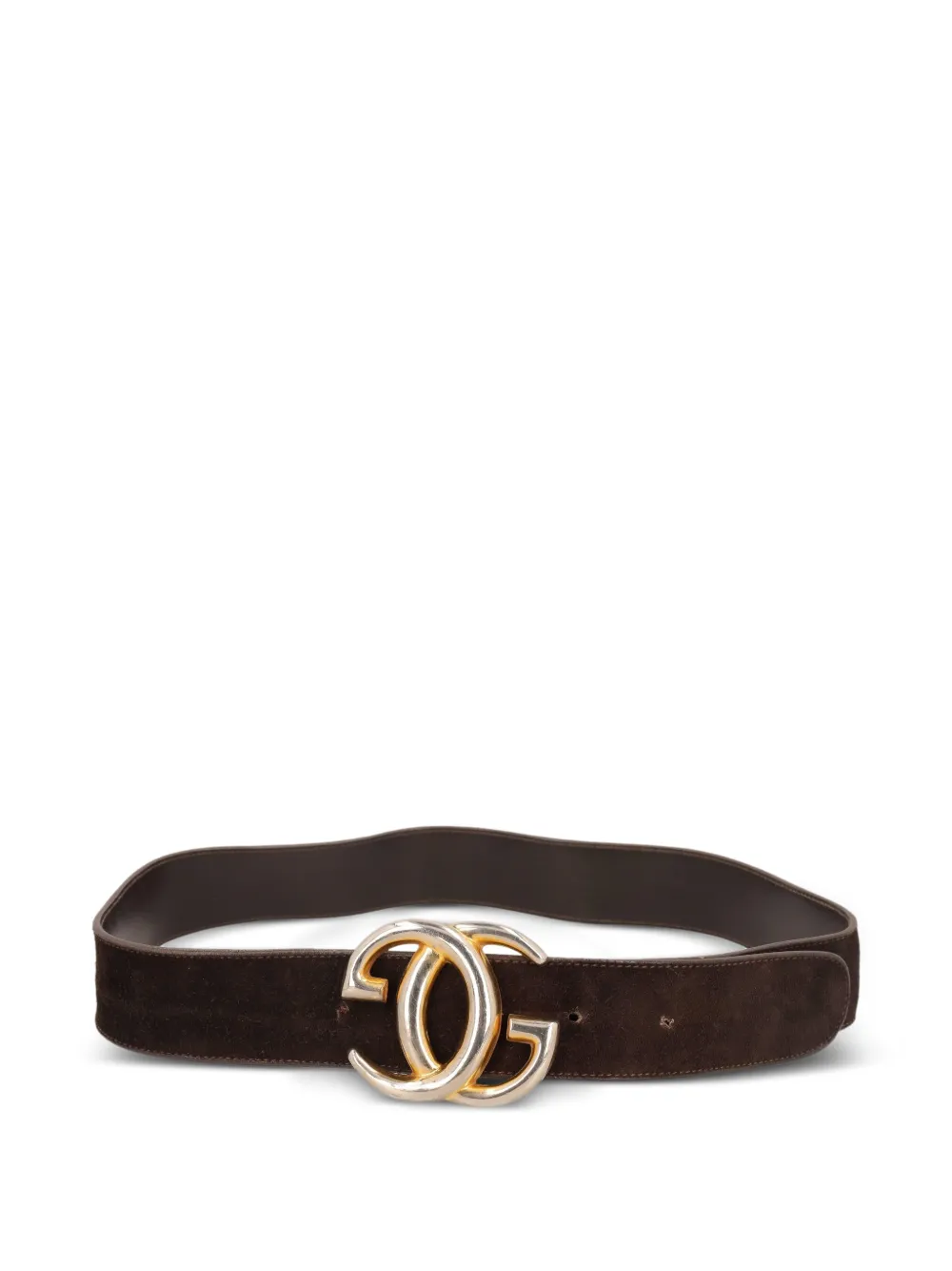 Gucci Pre-Owned cinturón de gamuza con hebilla | marrón | Image 1