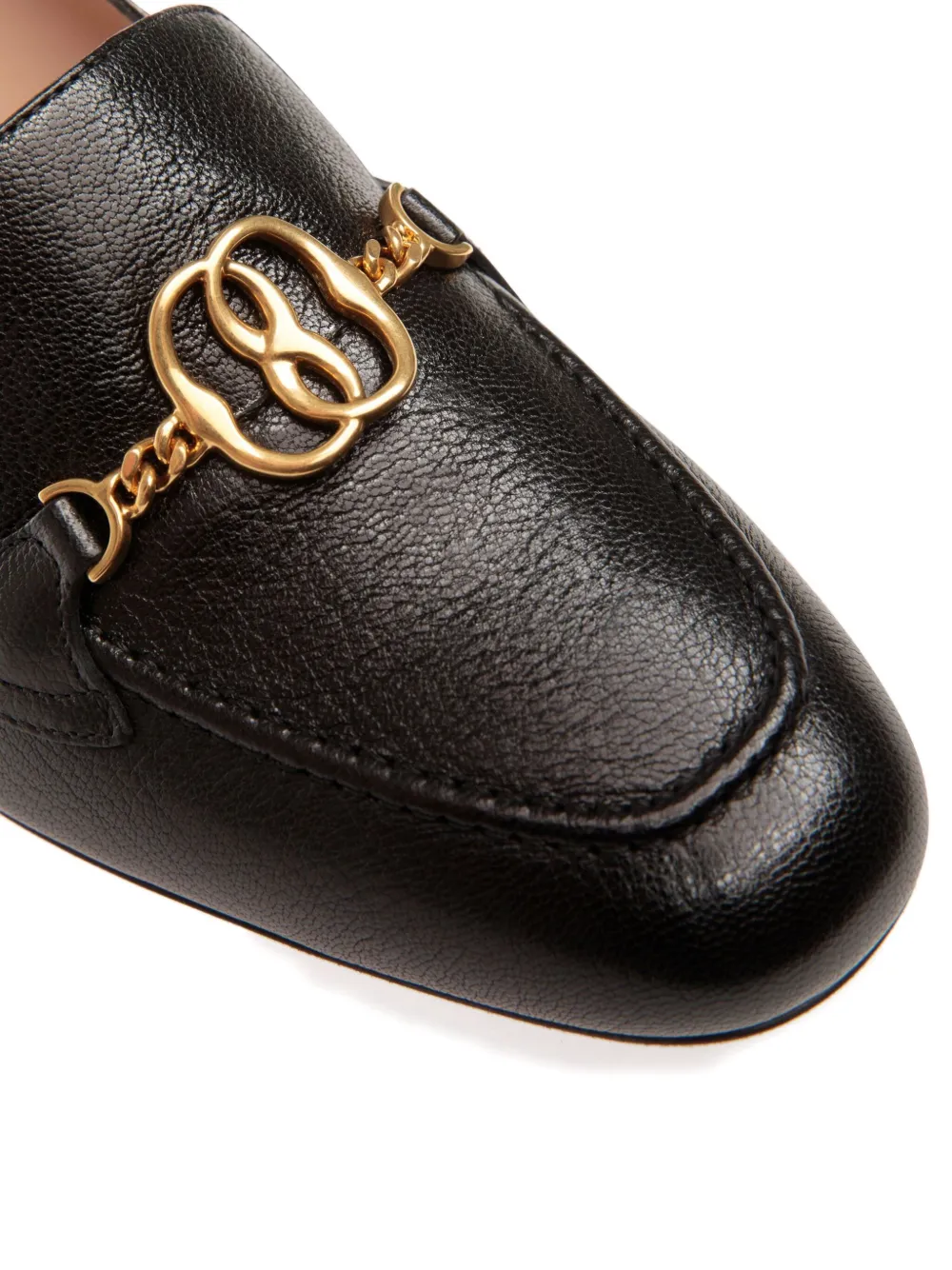 Bally Pumps met blokhak en logodetail Zwart