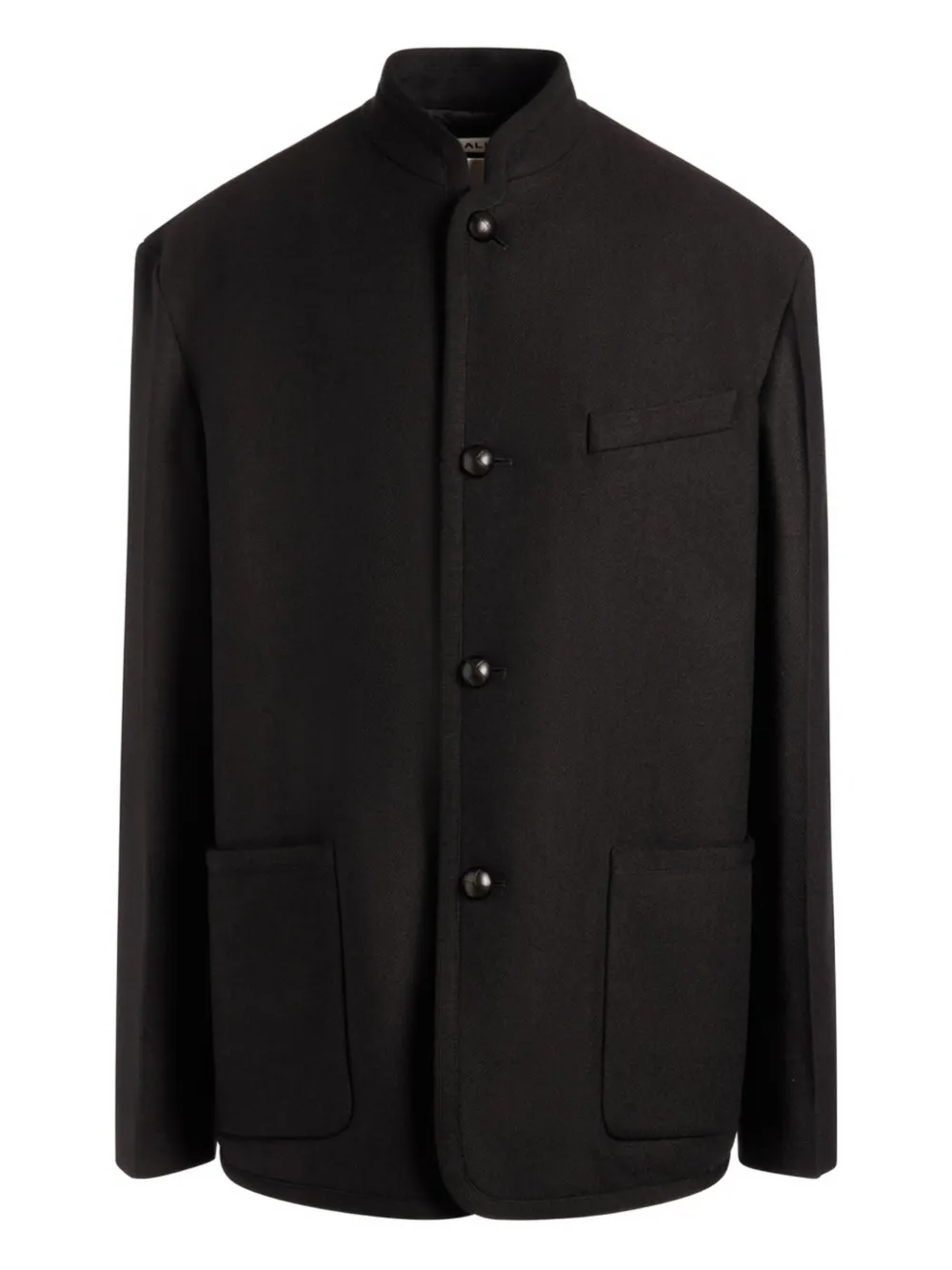 Bally mandarin-collar button jacket | Black | Image 1