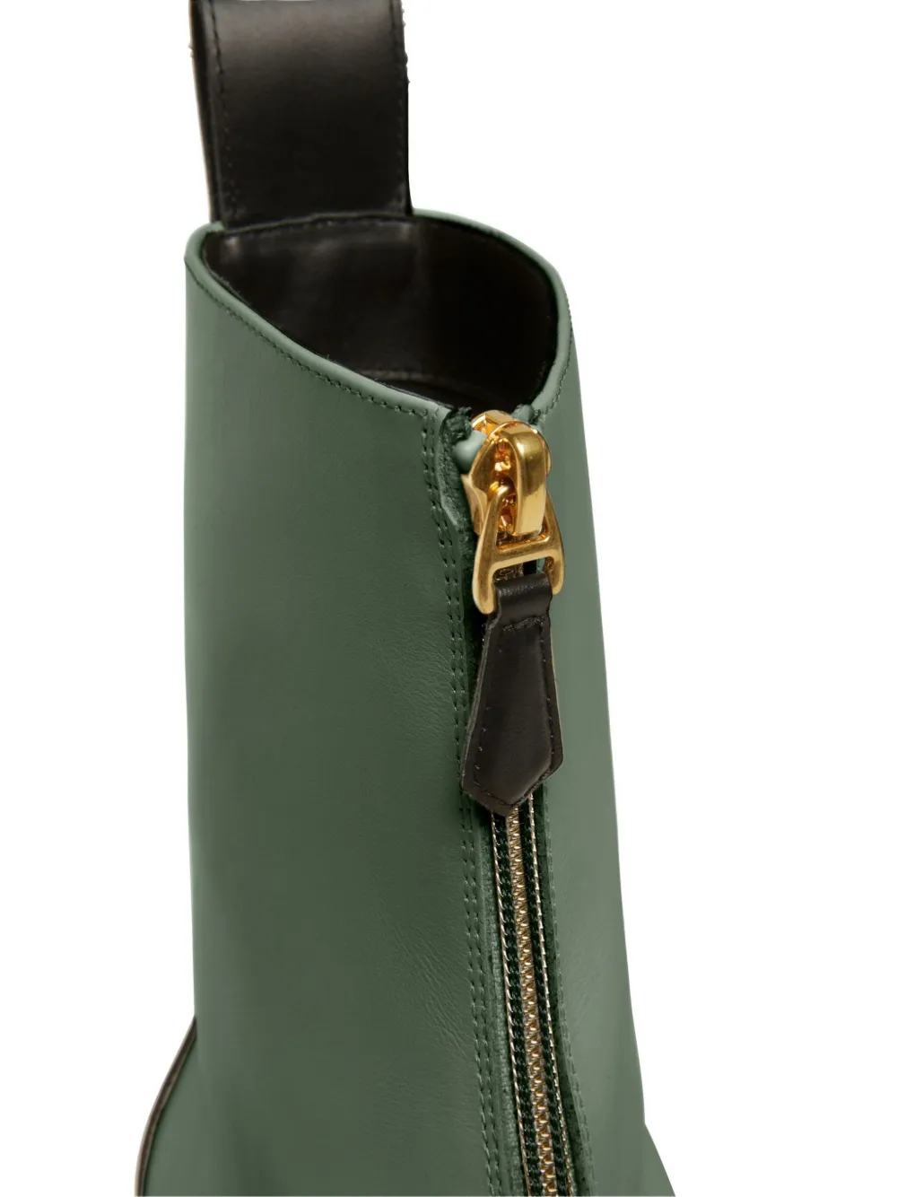 Bally Woman Ankle Boots Sage Green Size 7.5 Leather In Green