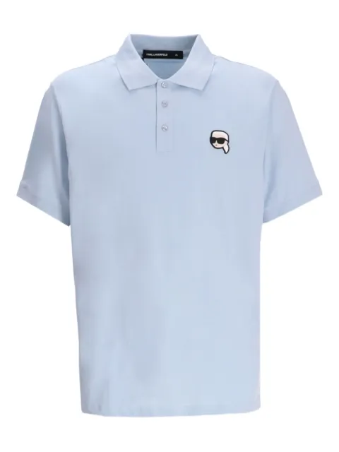 Karl Lagerfeld Ikon-appliqué polo shirt