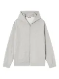GANNI teddy zip hoodie - Grey