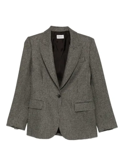 P.A.R.O.S.H. houndstooth single-breasted blazer