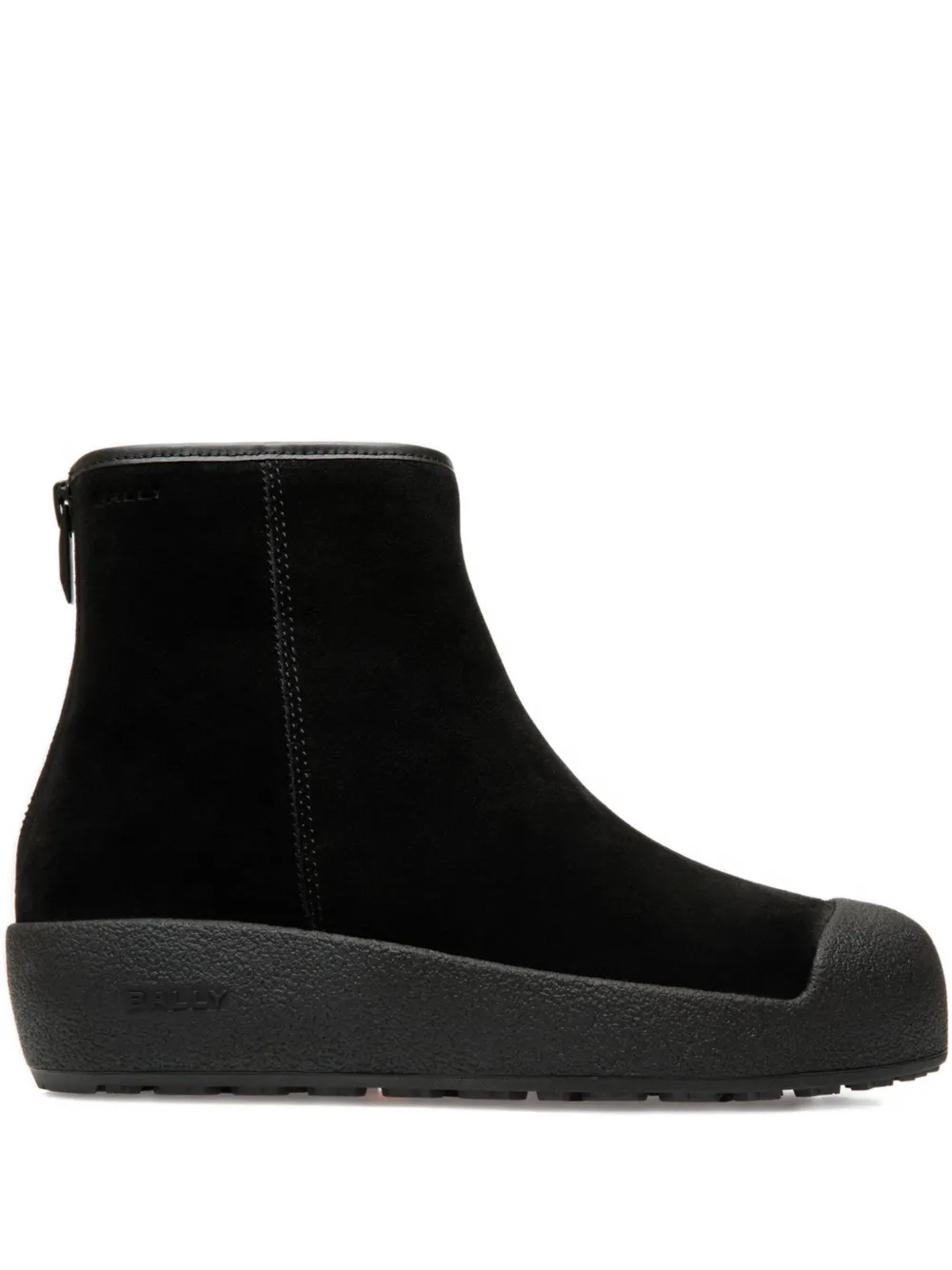Bally Curling suede boots | Black | Image 1