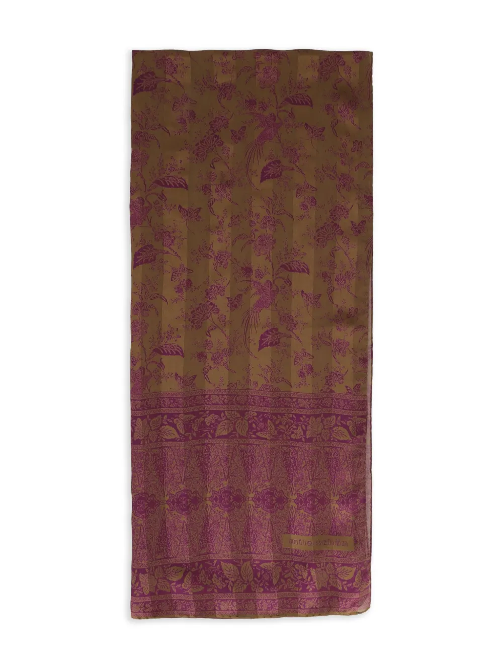 Mila Schon Vintage silk scarf