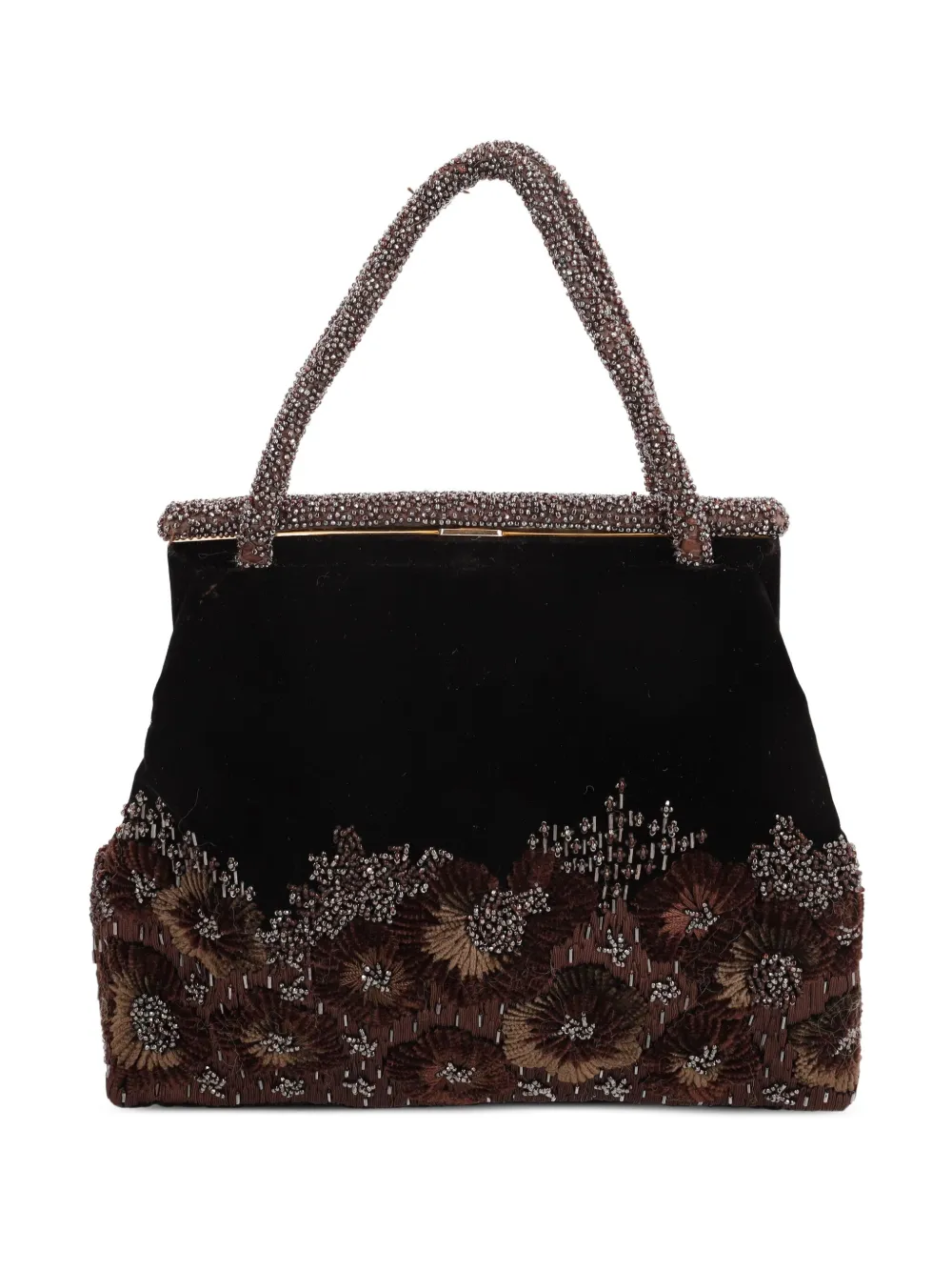 pre-owned velvet handbag