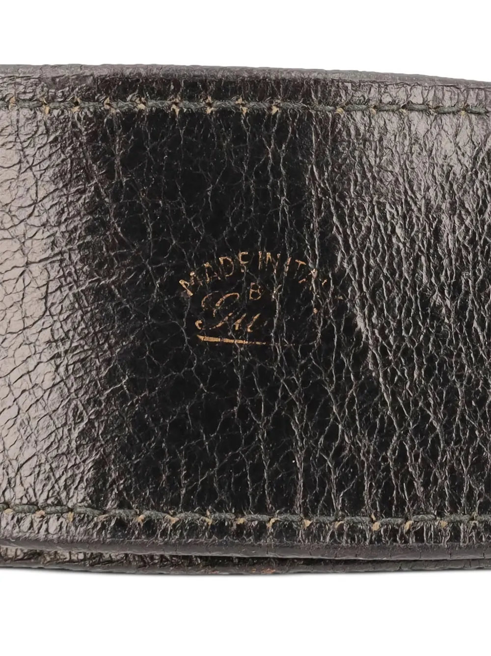 Pre-Owned Suede Buckle Belt