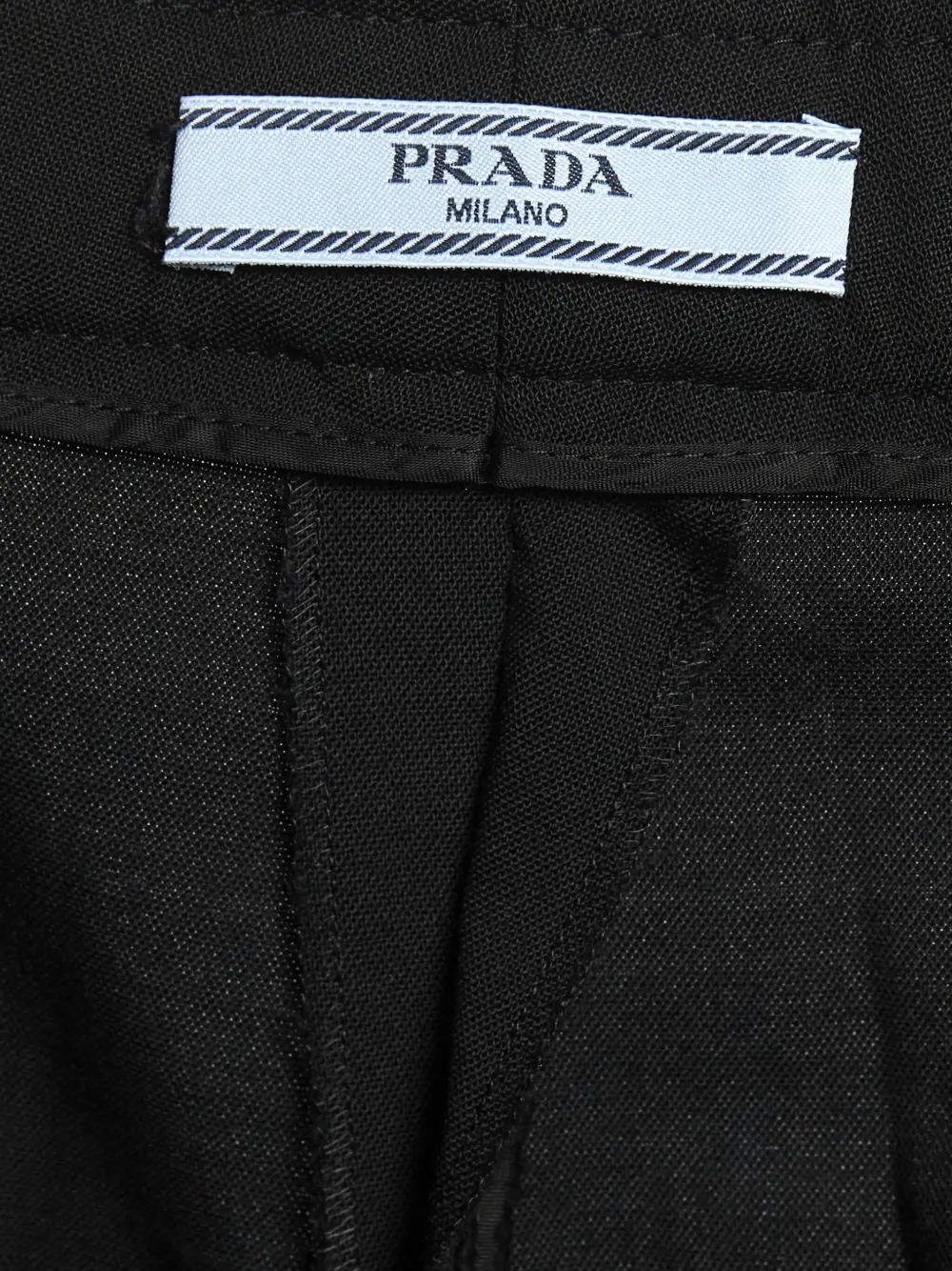 Prada Pre-Owned Cropped broek - Zwart