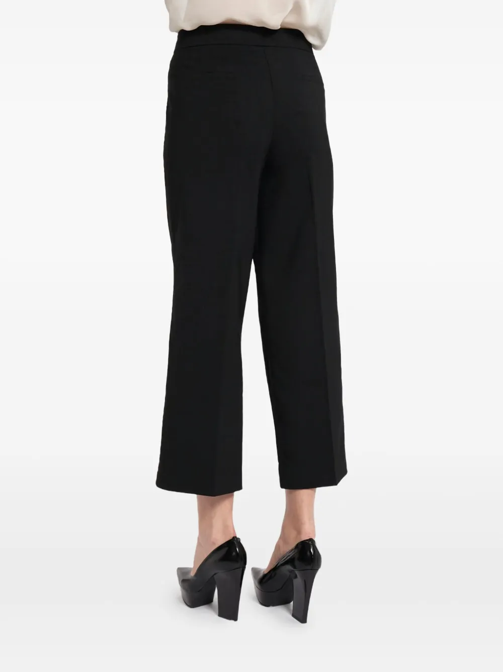 Prada Pre-Owned cropped trousers | Black | Image 1