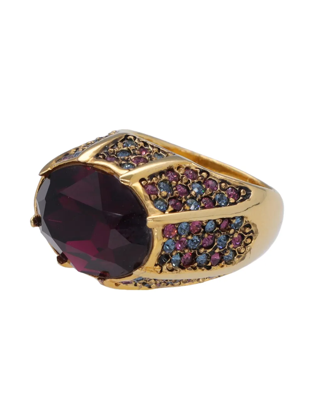 Pre-owned Kenneth Jay Lane Vintage  Oval-shape Ring