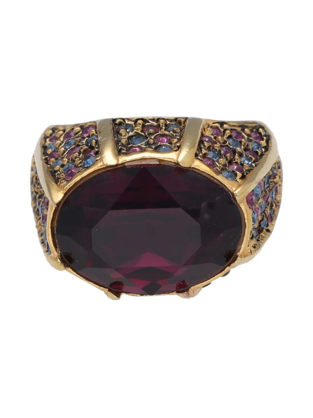 Pre-owned Kenneth Jay Lane Vintage  Oval-shape Ring