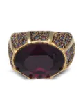 Kenneth Jay Lane Vintage pre-owned oval-shape ring - Gold