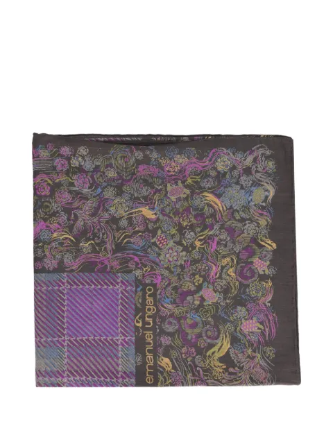 Emanuel Ungaro Pre-Owned patterned silk foulard