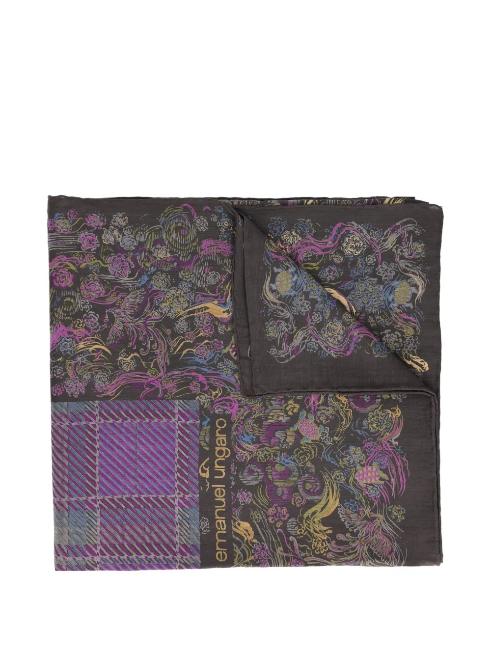 Emanuel Ungaro Pre-Owned patterned silk foulard | Image 2