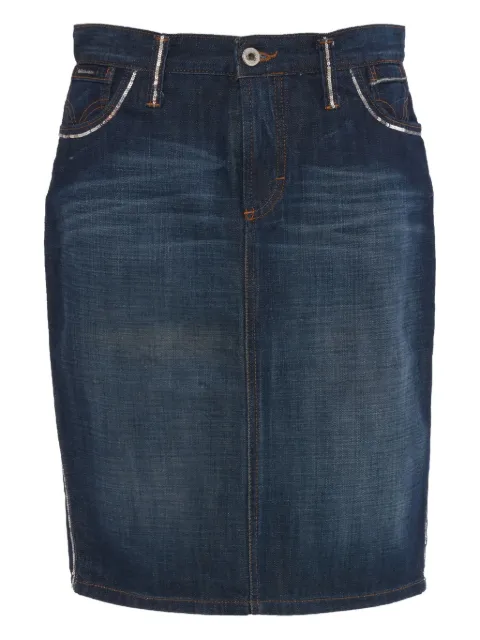 D&G Vintage pre-owned denim midi skirt