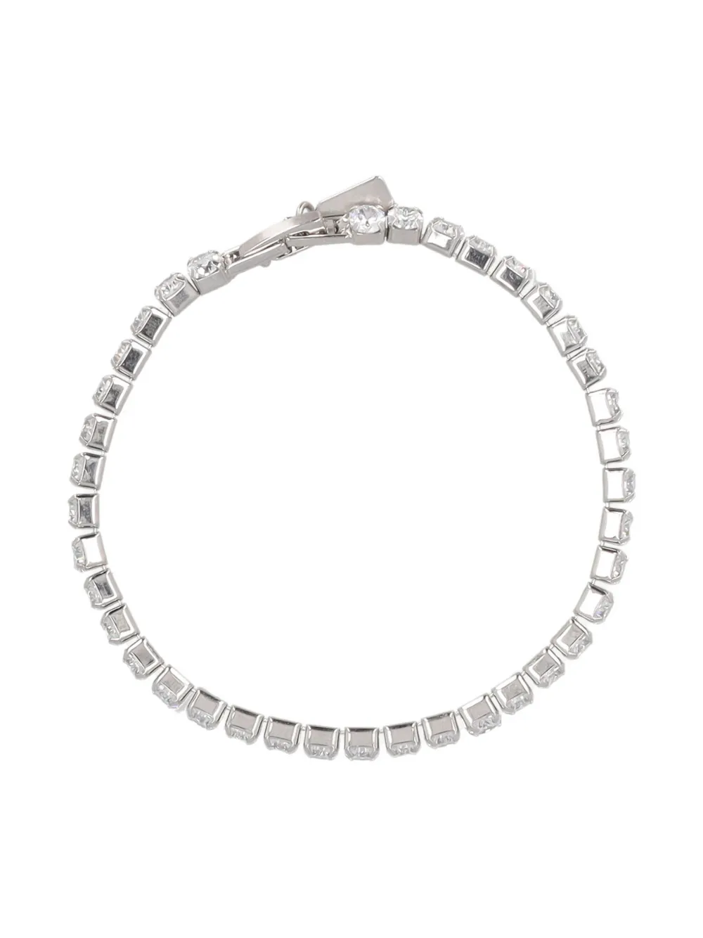 Pre-owned Kenneth Jay Lane Vintage  Rhinestone-embellished Tennis Bracelet