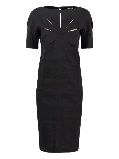 Romeo Gigli Pre-Owned cut-out midi dress 