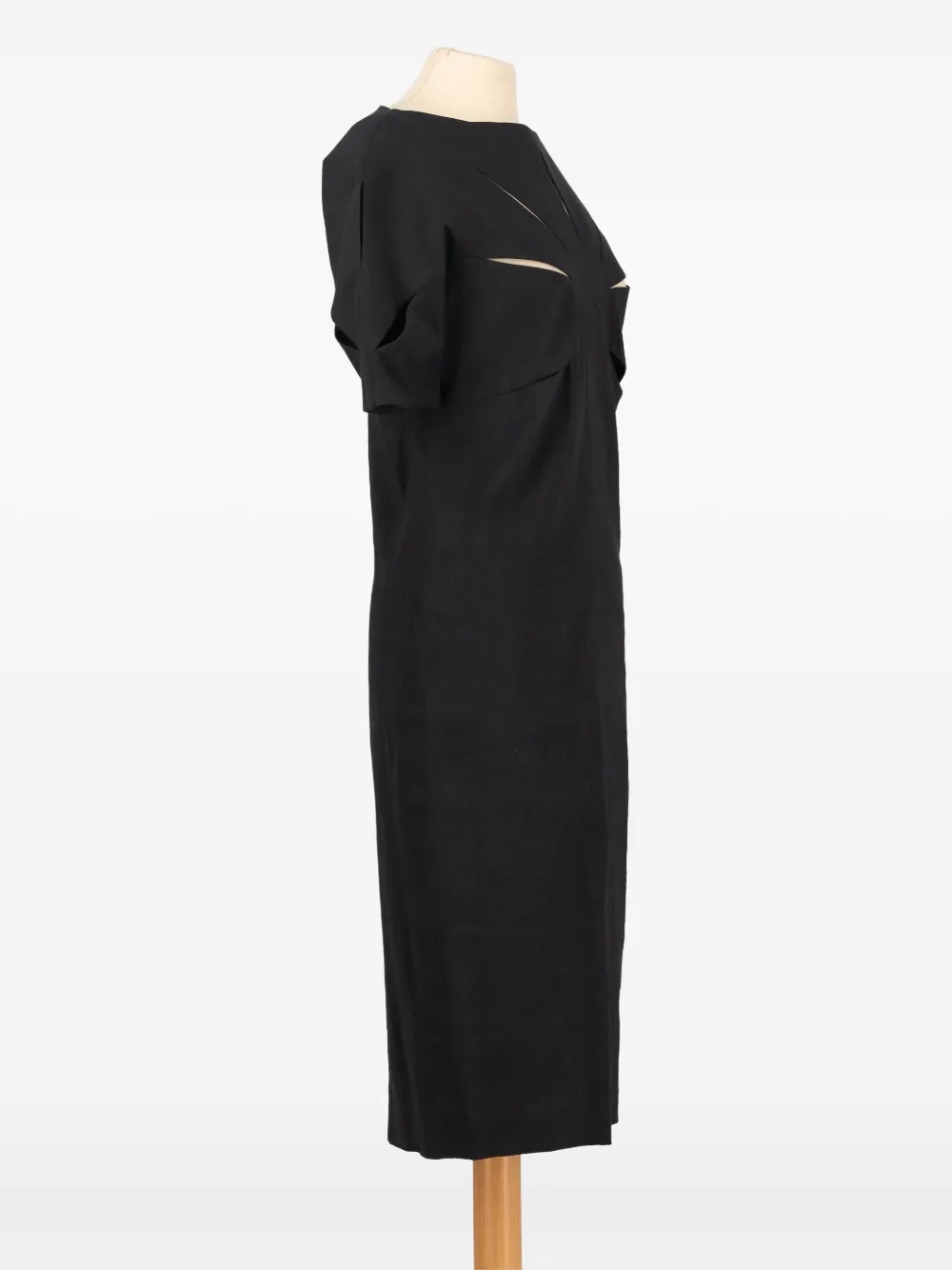 Pre-owned Romeo Gigli Cut-out Midi Dress