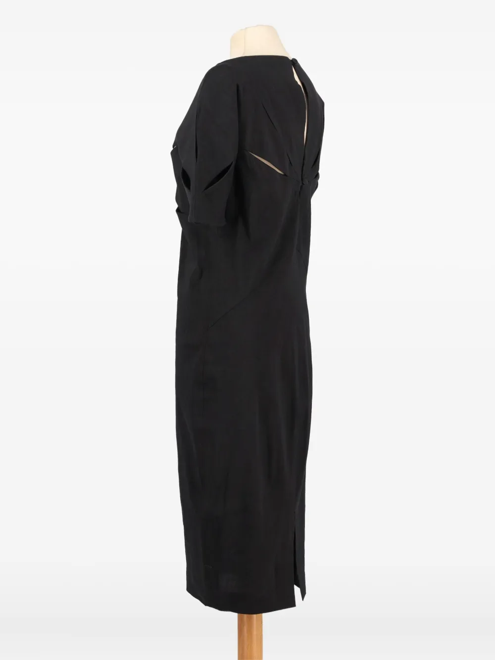 Pre-owned Romeo Gigli Cut-out Midi Dress