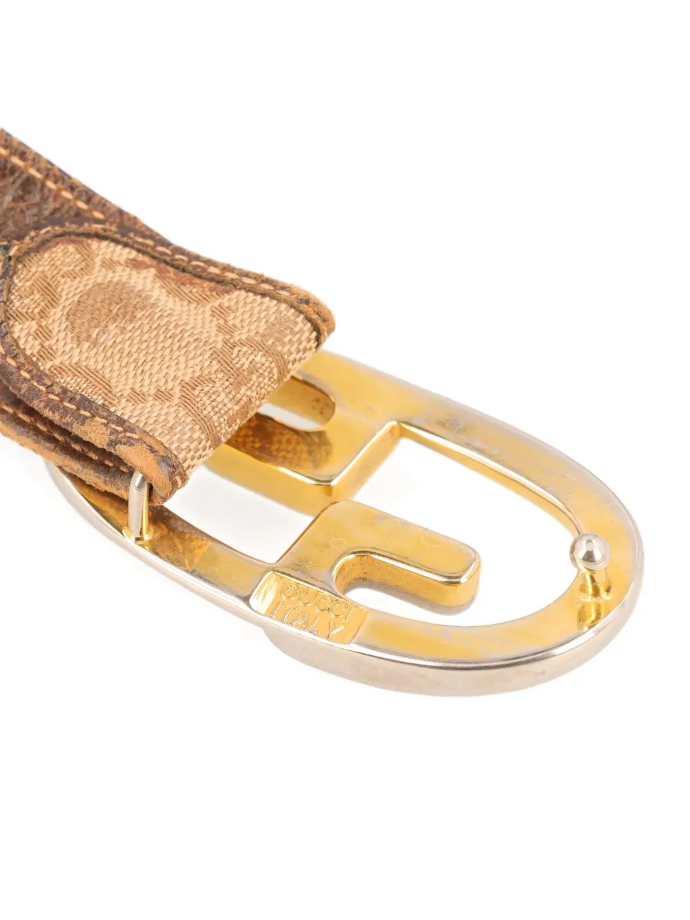 Pre-owned Gucci Monogram Belt