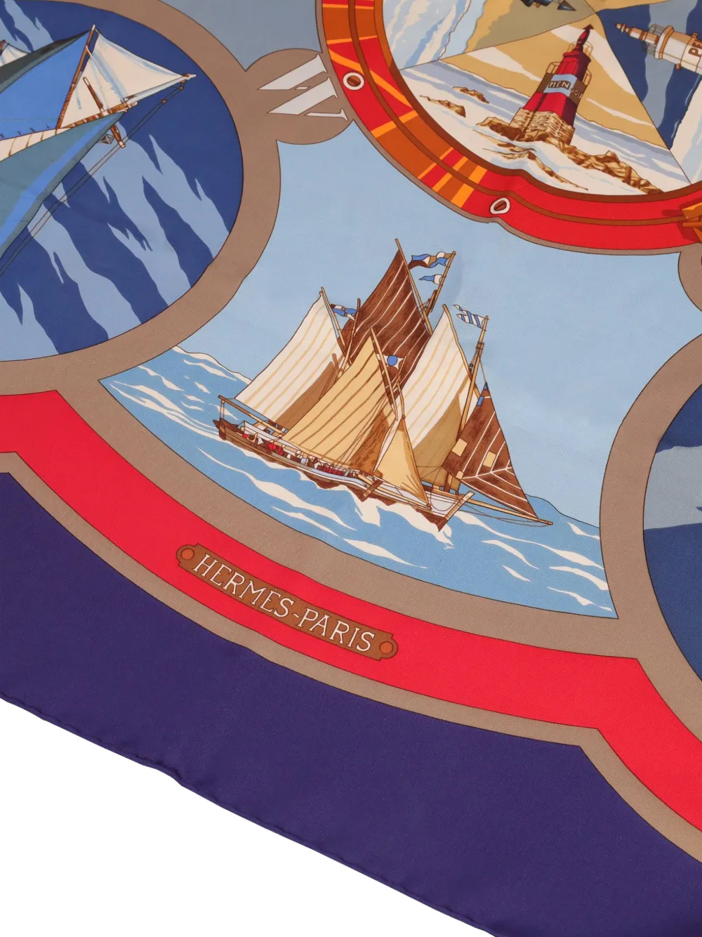 Pre-owned Hermes Belle Amures By Loïc Dubigeon Scarf