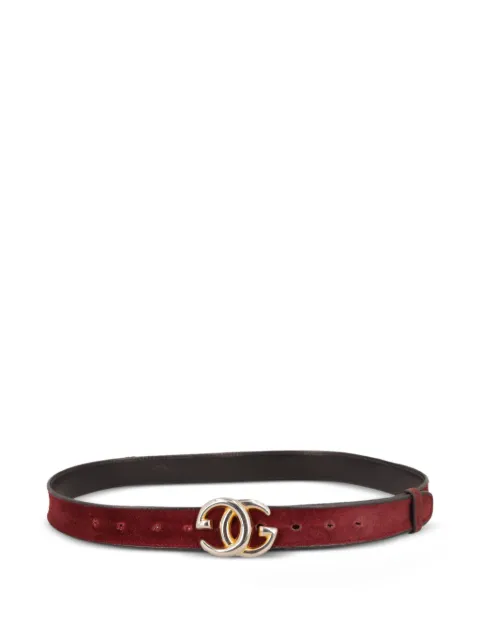 Gucci Pre-Owned suede buckle belt