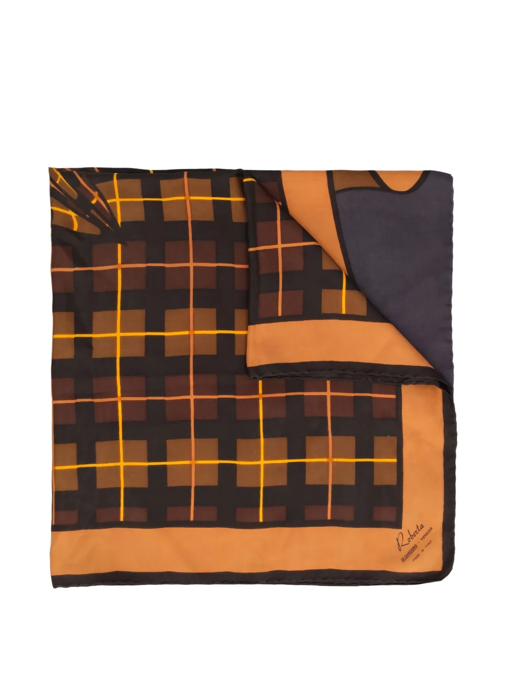 Pre-owned Roberta Di Camerino Trompe-l'oeil Scarf