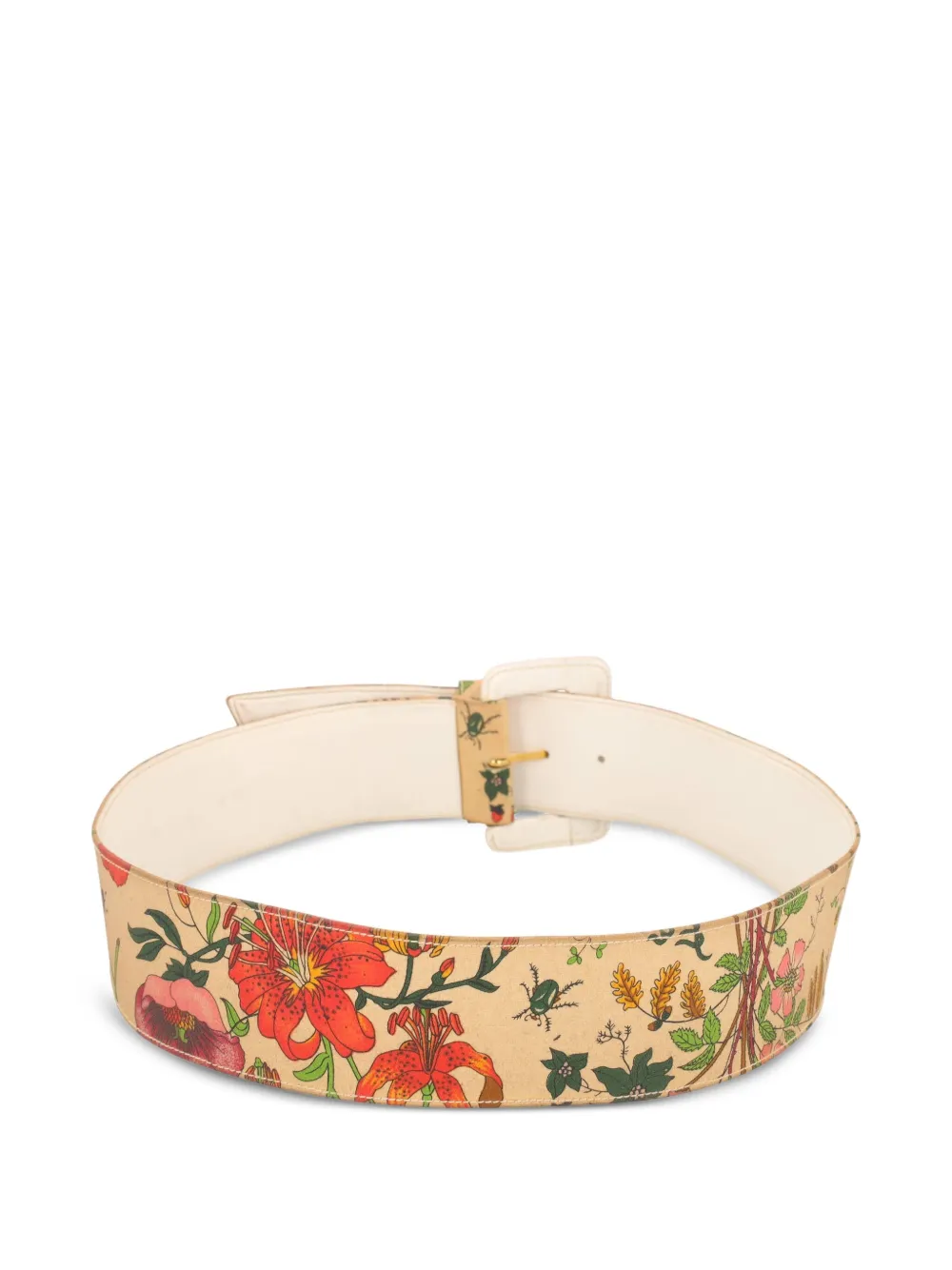 Gucci Pre-Owned cinturón largo Flora | Image 2