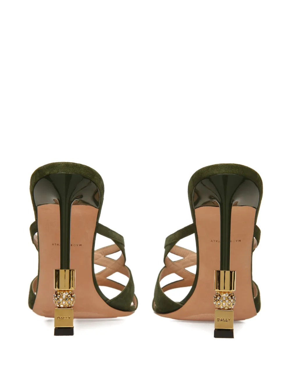Bally Sandalen met bandjes Groen