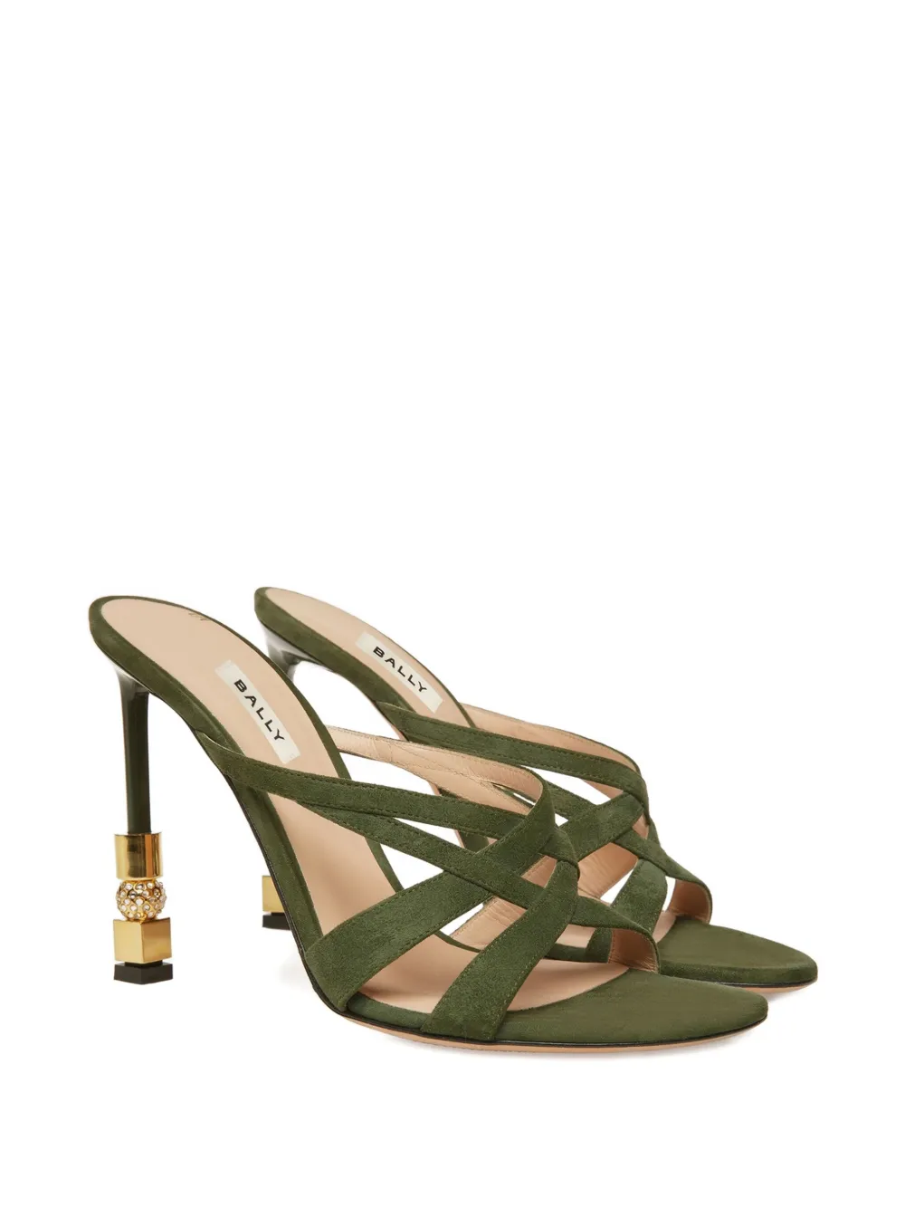Bally Sandalen met bandjes Groen