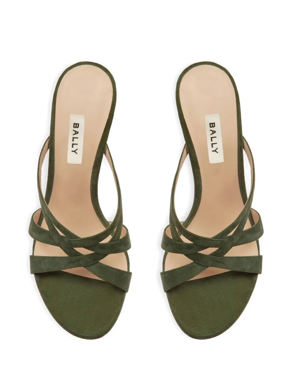 Bally Sandalen met bandjes Groen